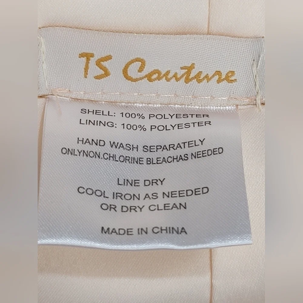 TS COUTURE Women's Size 2/4 Sleeveless Dress, Lined, Tulle skirt, Embroi…